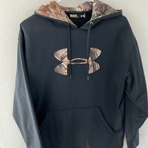 Under Armour Storm Black and Camo Hoodie